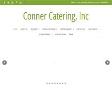 Tablet Screenshot of connercatering.com